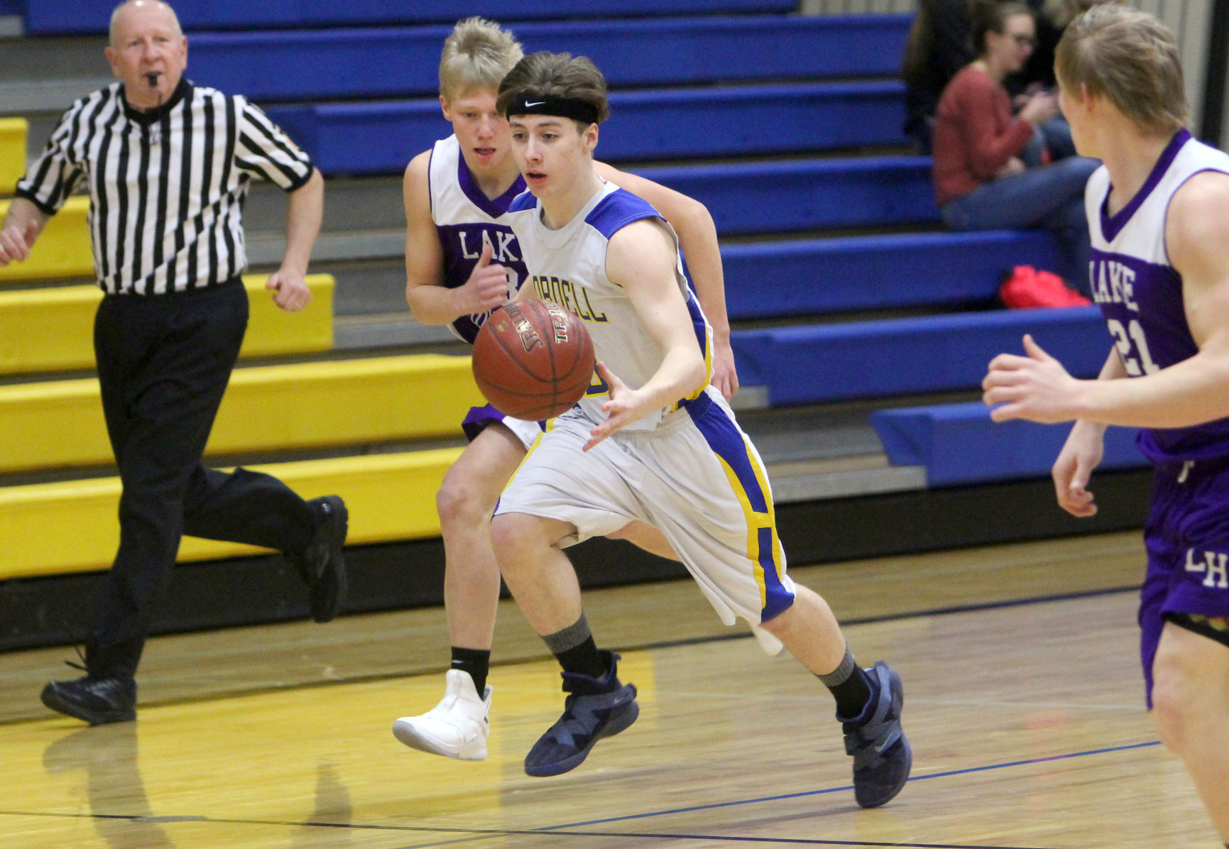 Lake Holcombe at Cornell boys basketball 1-10-19